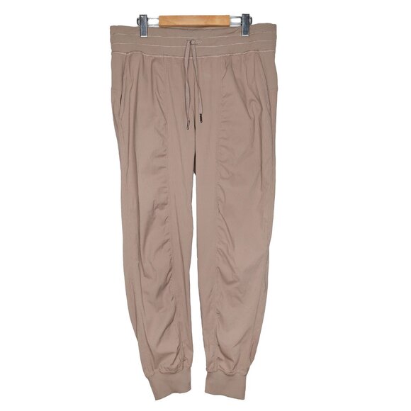 Lululemon Dance Studio Mid Rise Jogger Pant Beige Casual Yoga Size 12 | 2024 - Picture 3 of 8